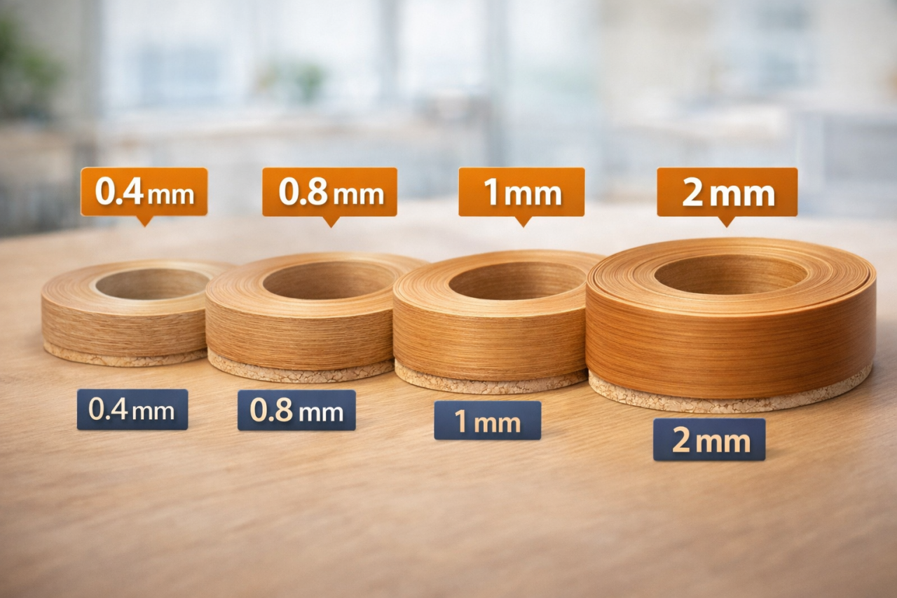 PVC Kenar Bandı Kalınlıkları