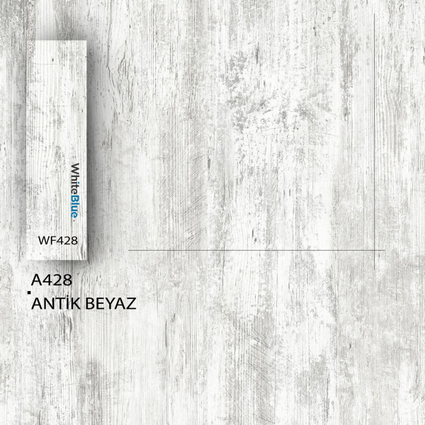 A428 Antik Beyaz Pvc Kenar Bandı