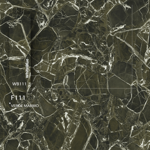 F111 Verde Marmo Pvc Kenar Bandı