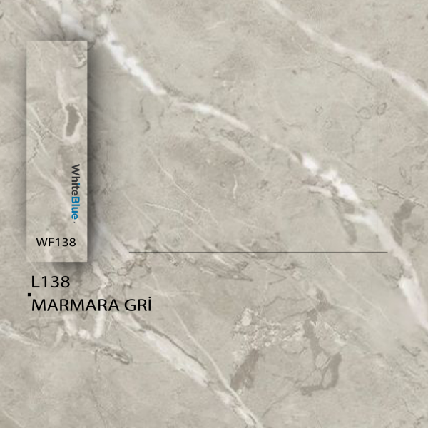 L138 Marmara Gri Pvc Kenar Bandı