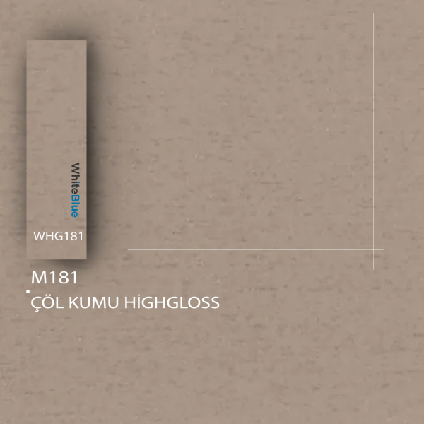 M181 Çöl Kumu HighGloss Pvc Kenar Bandı