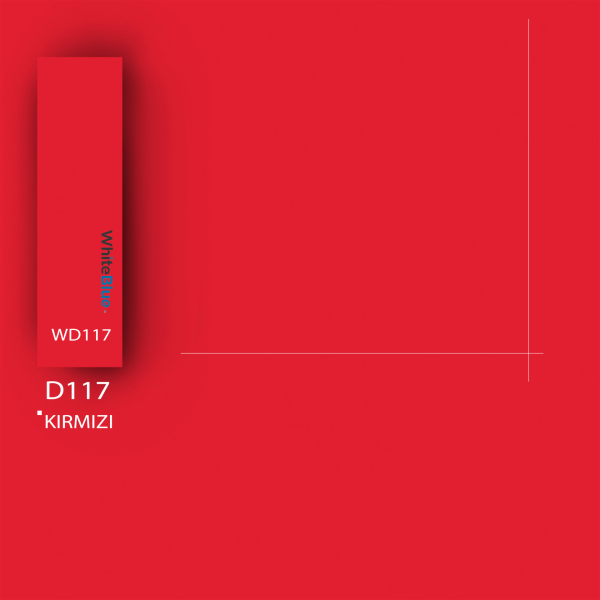 D117 Kırmızı Pvc Kenar Bandı