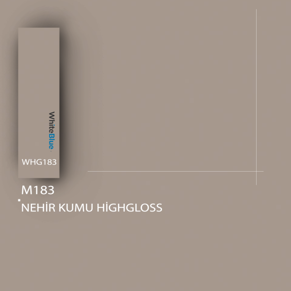 M183 Nehir Kumu HighGloss Pvc Kenar Bandı
