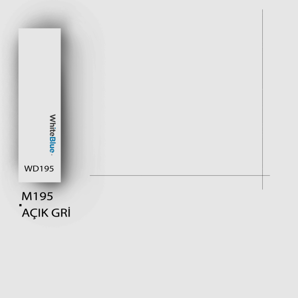 M195 Açık Gri Bute Pvc Kenar Bandı