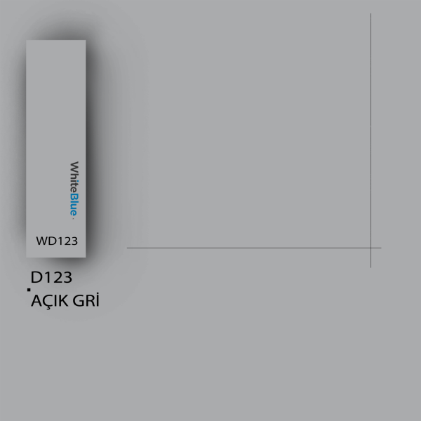 D123 Açık Gri Pvc Kenar Bandı