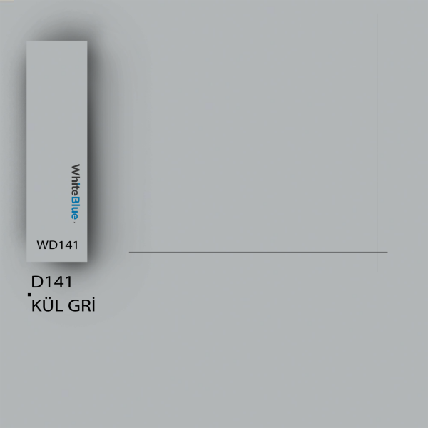 D141 Kül Gri Pvc Kenar Bandı