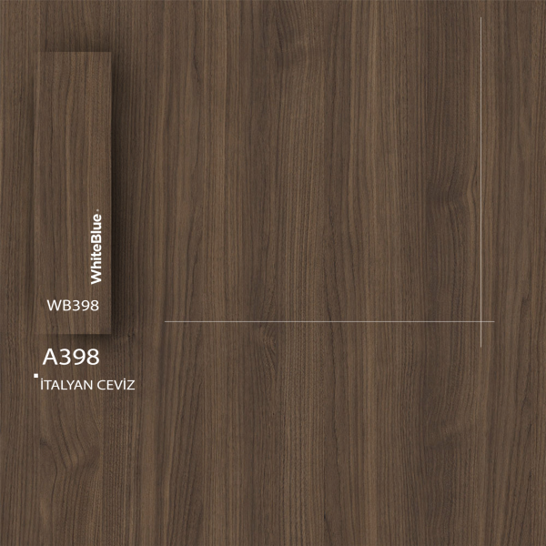 A398 İtalyan Ceviz Pvc Kenar Bandı