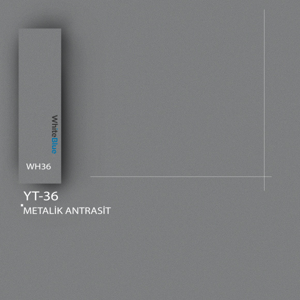 YT_36C Metalik Antrasit Pvc Kenar Bandı