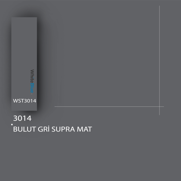 3014 Bulut Gri Supra Mat Pvc Kenar Bandı