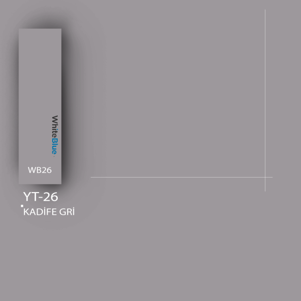 YT_26D Kadife Gri Pvc Kenar Bandı