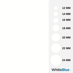 Beyaz Bute Yapışkanlı Vida Tapası