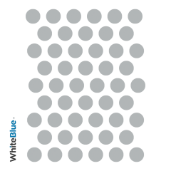 Kül Gri Yıldız Entegre Yapışkanlı Vida Tapası