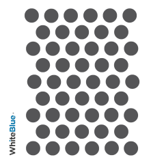 Koyu Gri Yapışkanlı Vida Tapası