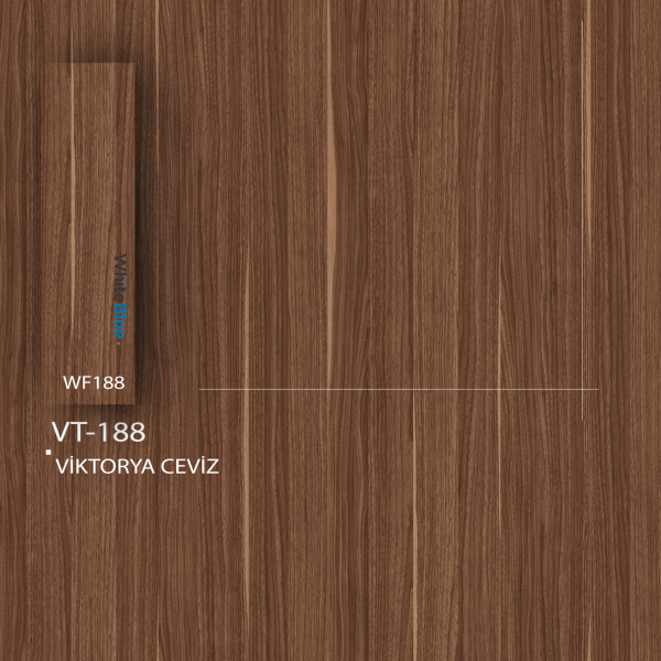 VT_188 Viktorya Ceviz Pvc Kenar Bandı
