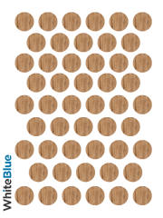 Atlantik Çam Yapışkanlı Vida Tapası