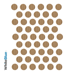 Afrika Ceviz Yapışkanlı Vida Tapası