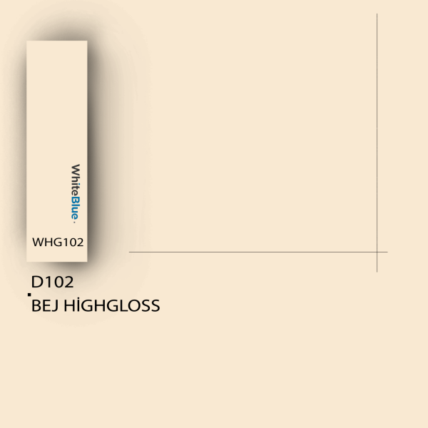 D102 Bej HighGloss Pvc Kenar Bandı