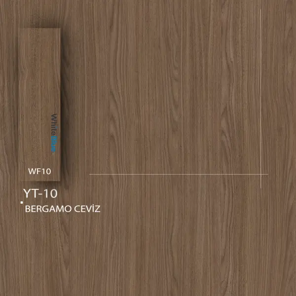 YT_10G Bergamo Ceviz Pvc Kenar Bandı