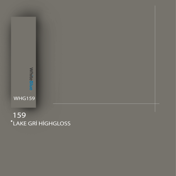 159 Lake Gri HighGloss Pvc Kenar Bandı