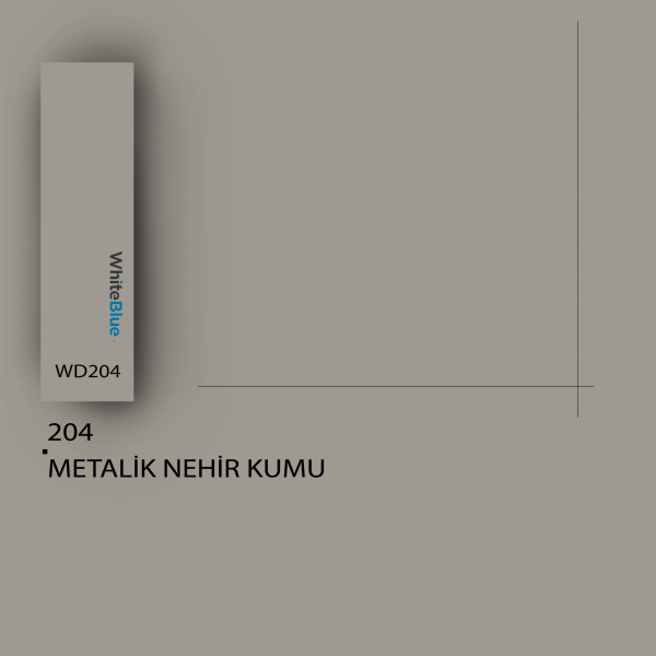 204 Metalik Nehir Kumu Pvc Kenar Bandı
