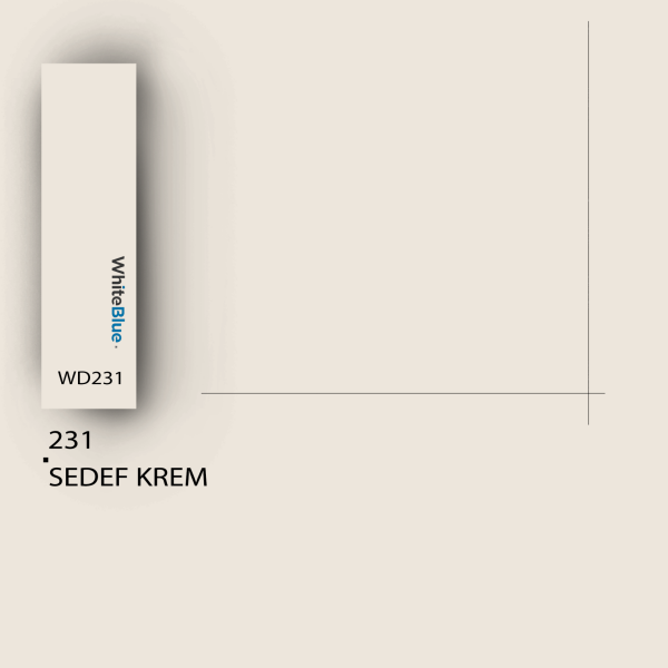 231 Sedef Krem Pvc Kenar Bandı