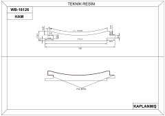 WB18126 Mdf Duvar Lambri