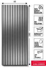 Gümüş Ayna Akustik Panel WBGA02