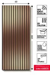 Bakır Ayna Akustik Panel WBB05