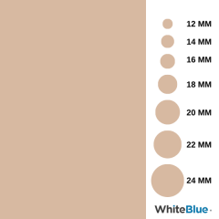 Cappucino HighGloss Yapışkanlı Vida Tapası