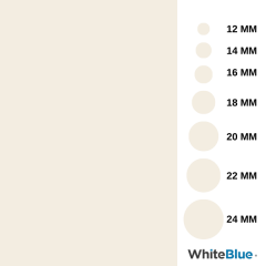 Sedef Krem Yapışkanlı Vida Tapası