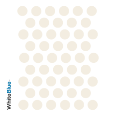 Sedef Krem Yapışkanlı Vida Tapası