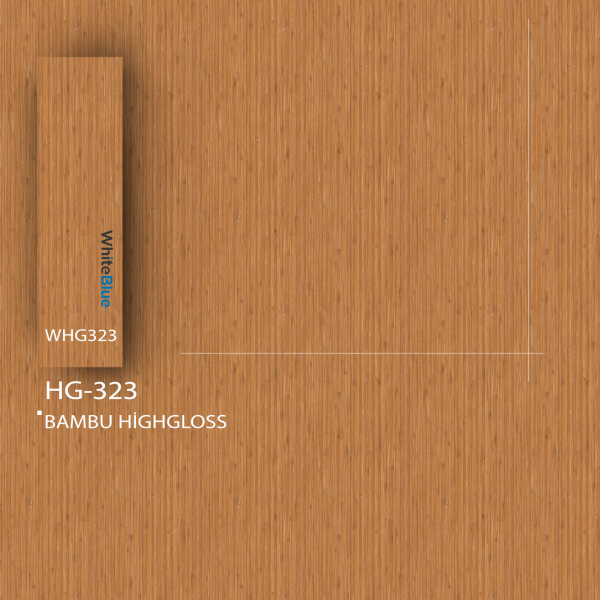 HG_323 Bambu HighGloss Pvc Kenar Bandı
