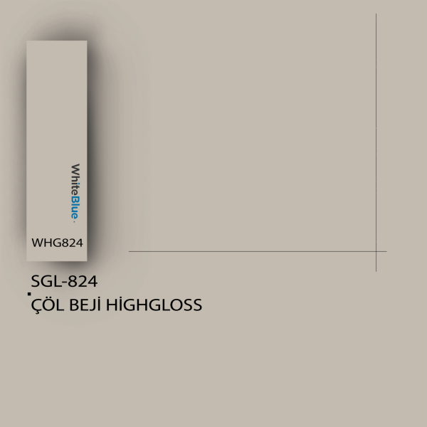 SGL_824 Çöl Beji HighGloss Pvc Kenar Bandı