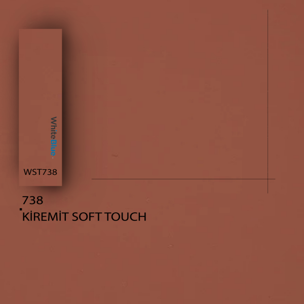 738 Kiremit Soft Touch Pvc Kenar Bandı