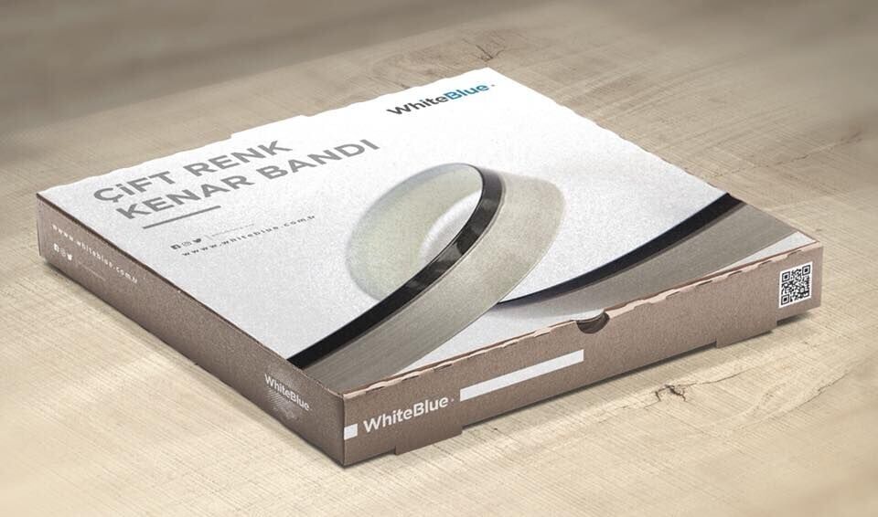 Siyah Çiftrenk Pvc Kenar Bandı