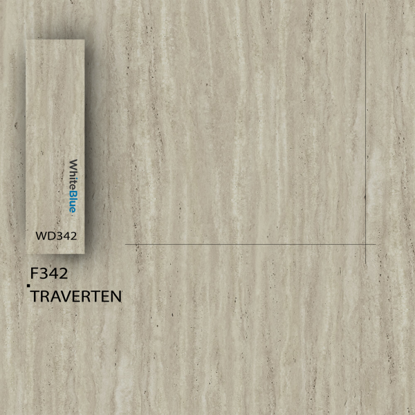 F342 Traverten Pvc Kenar Bandı